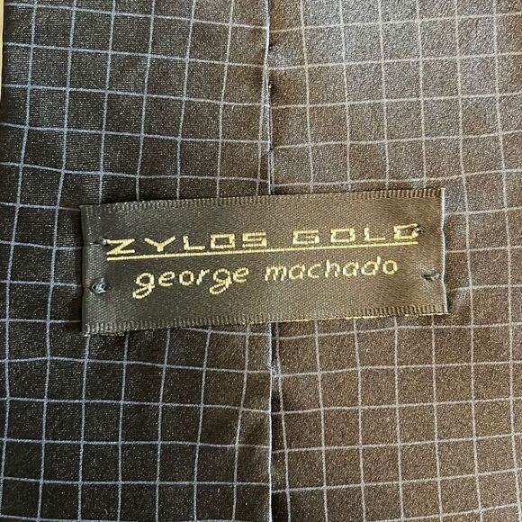 Tie‎ Bundle. 100% Silk. Black Check/Tabasco - Picture 5 of 9